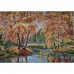 Картина "Осеннее озеро"