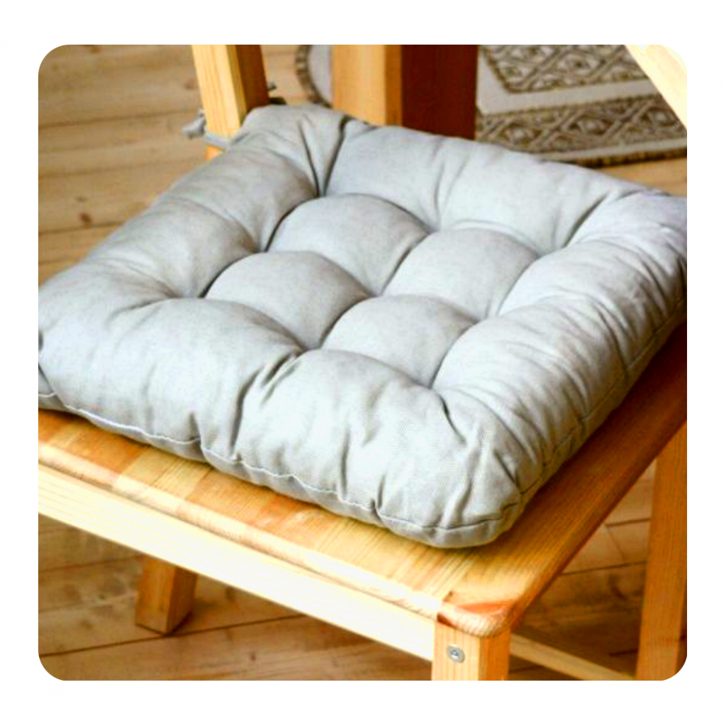 Подушка на стул 40*40 см.  в ассортименте