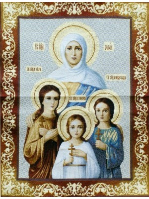 Картина "Икона Вера,Надежда,Любовь и мать их Софья"