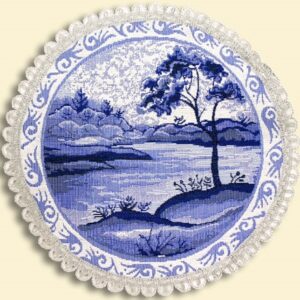 Гобеленовая салфетка "Изразцы"1