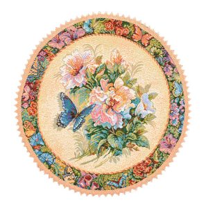 Гобеленовая салфетка "Вальс цветов"