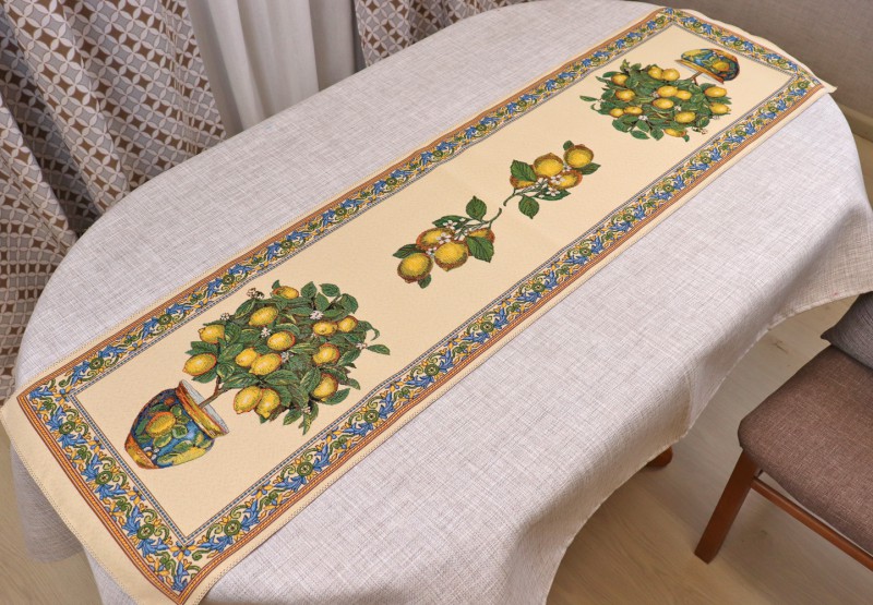 Дорожка гобеленовая "Лимон"